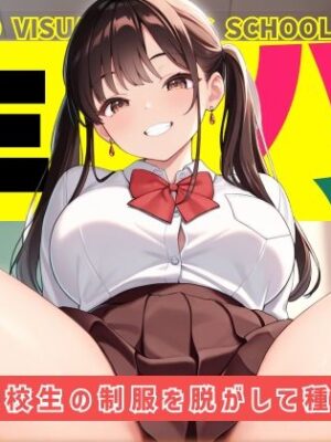 生ハメ:爆乳女子校生の制服を脱がして種付け授業【あかりんご】