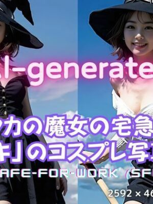 【AI実写】フウカの魔女コスプレ写真集 〜キキ風コスプレグラビア〜【美伝プロジェクト】